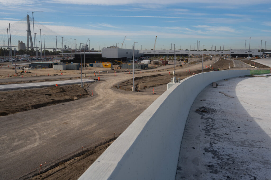 Michigan Interchange Progress Photo