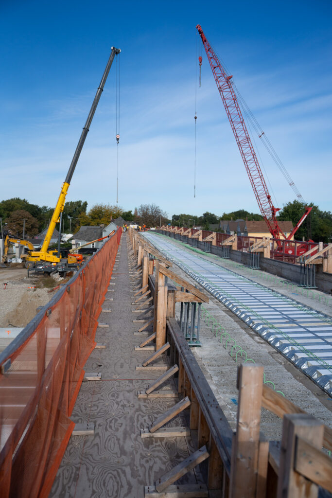 Michigan Interchange Progress Photo