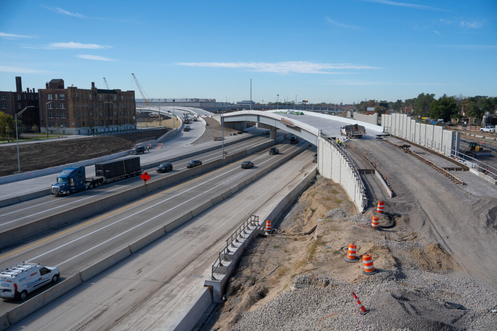 Michigan Interchange Progress Photo