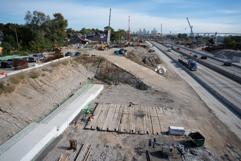 Michigan Interchange Progress Photo