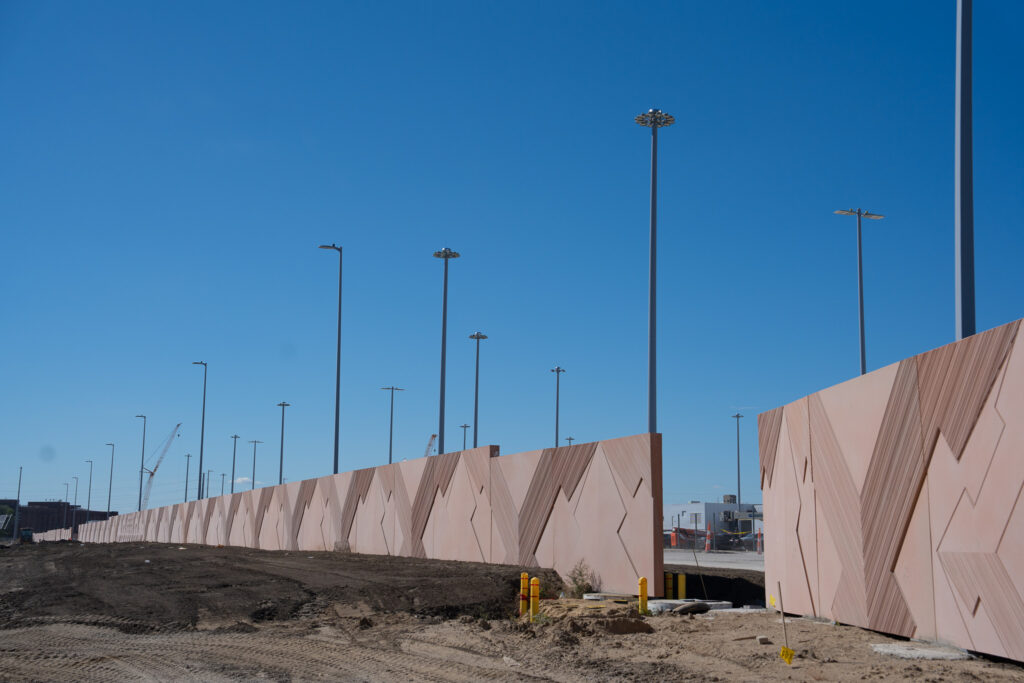 retaining wall construction