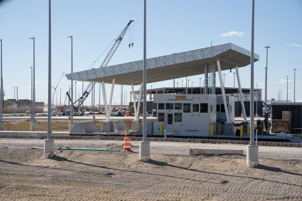 customs booth construction