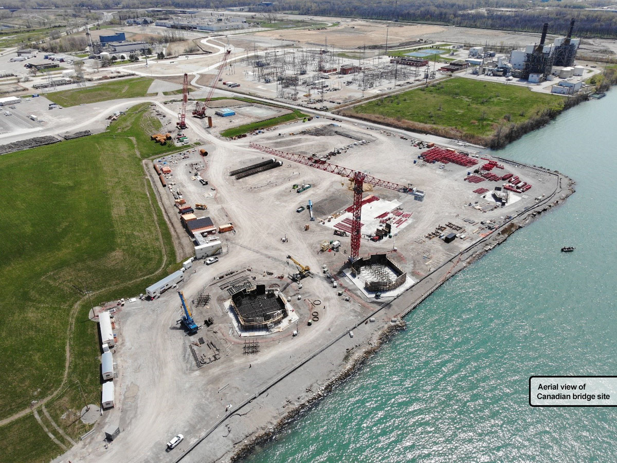 Bridge foundation site