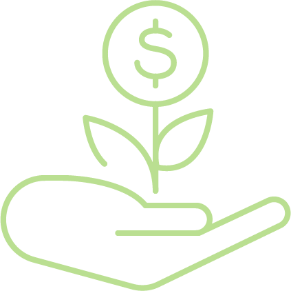 Investment Fern Green light green