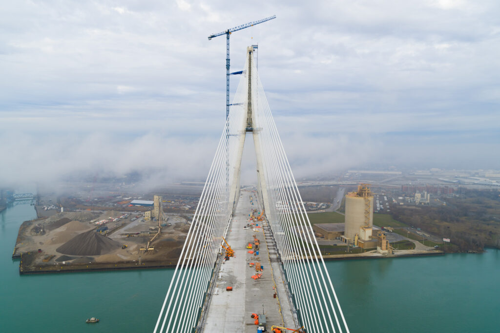 view of bridge construction