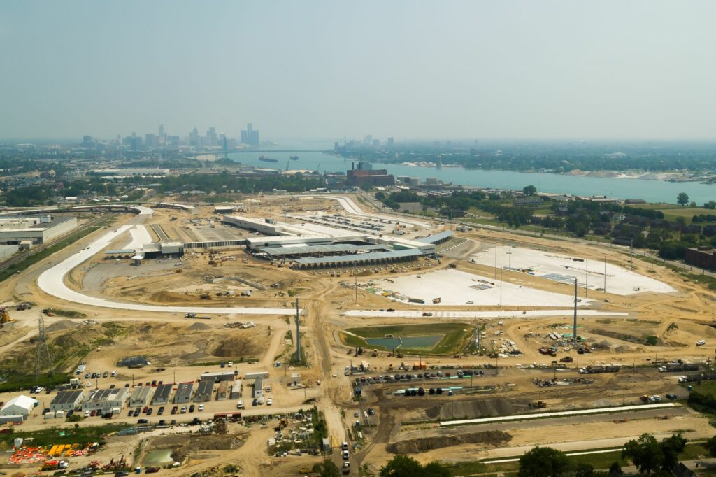 image of construction ground clearing