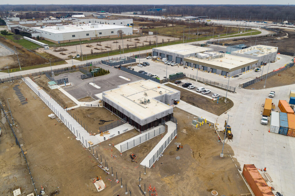 aerial view of customs