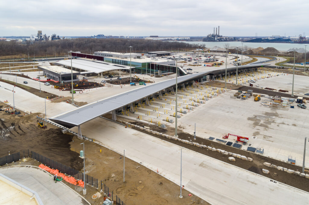 aerial view of the tolls