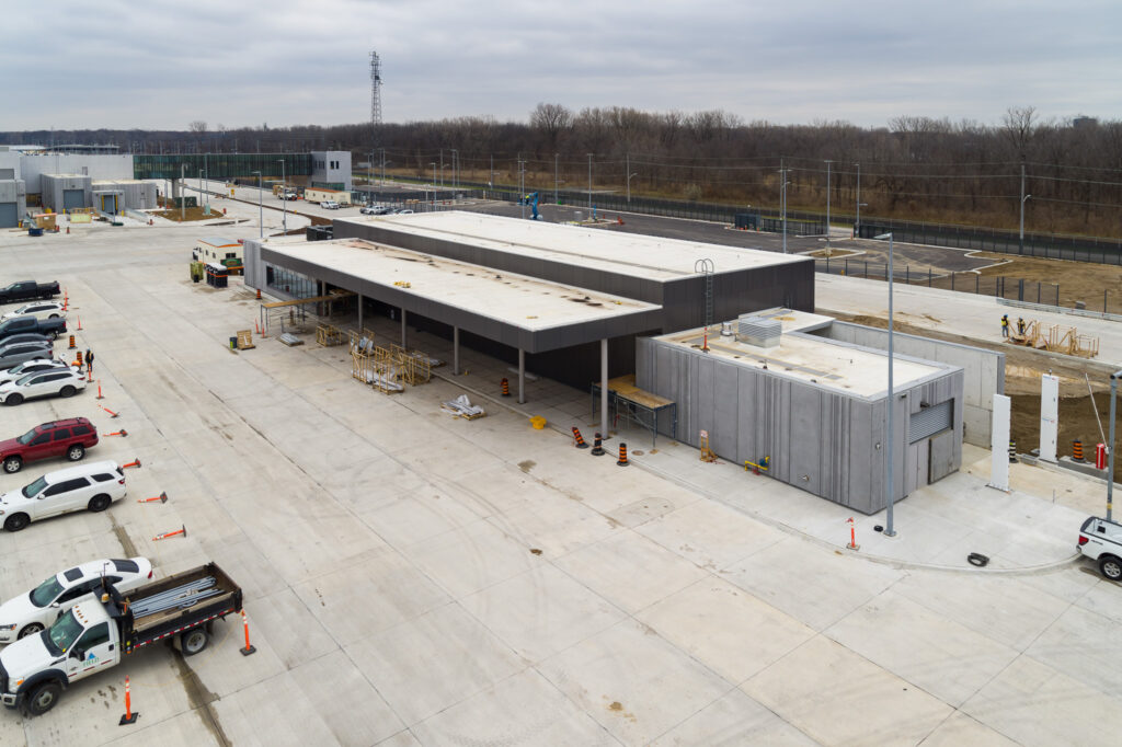 truck x-ray buildings