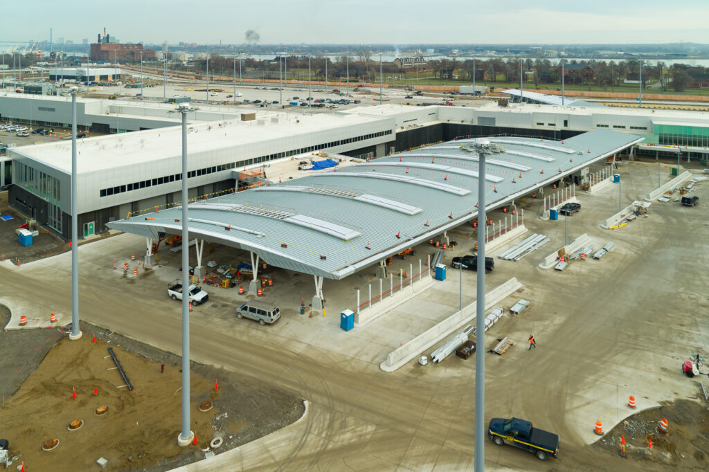 customs carport under construction