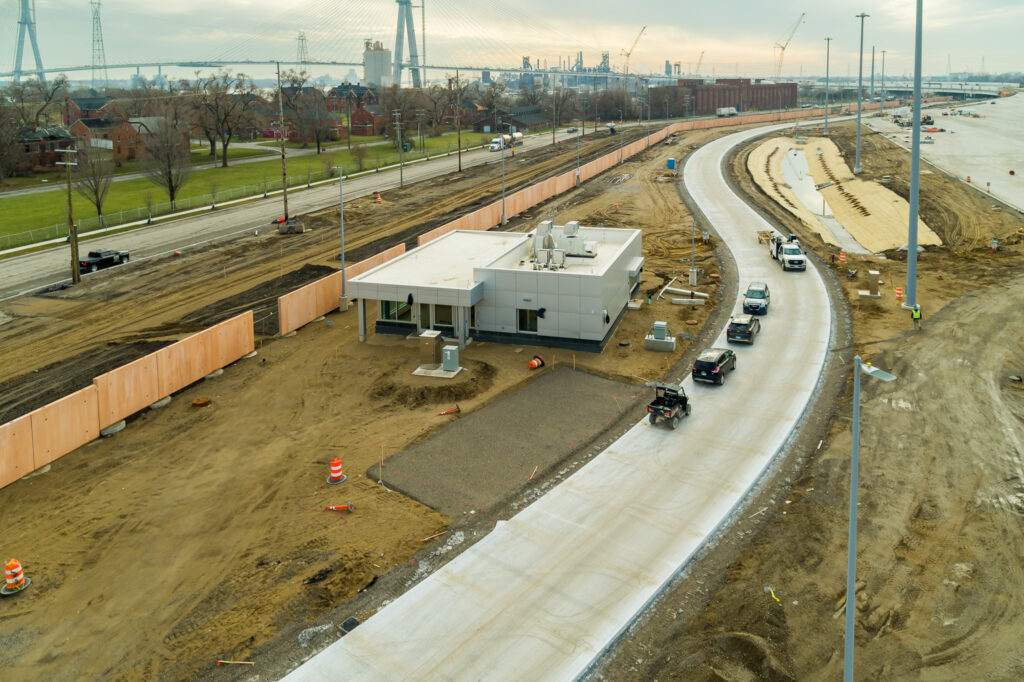 customs compound construction