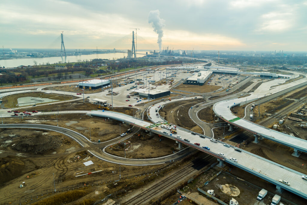 full customs compound from the air