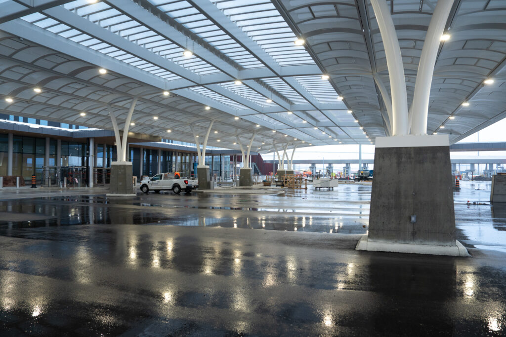 carport for the customs area