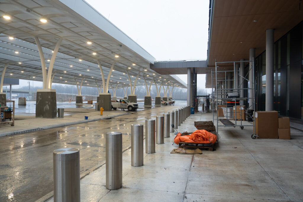 customs building under construction