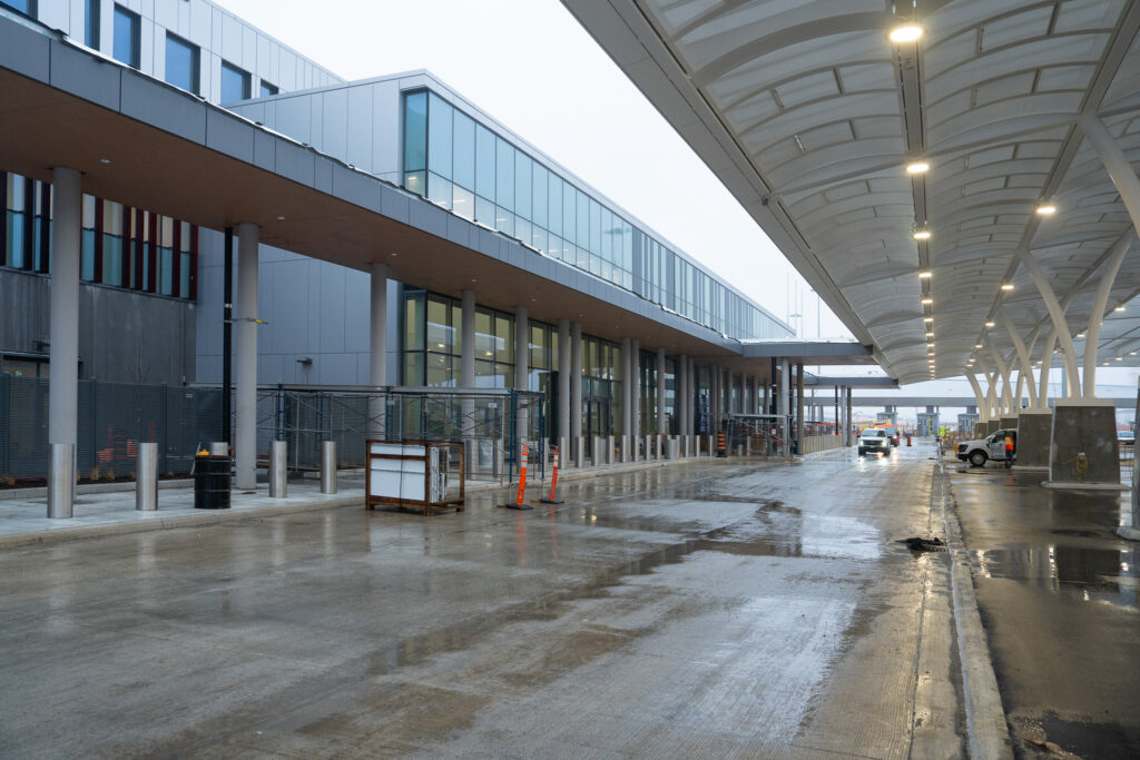 customs building under construction