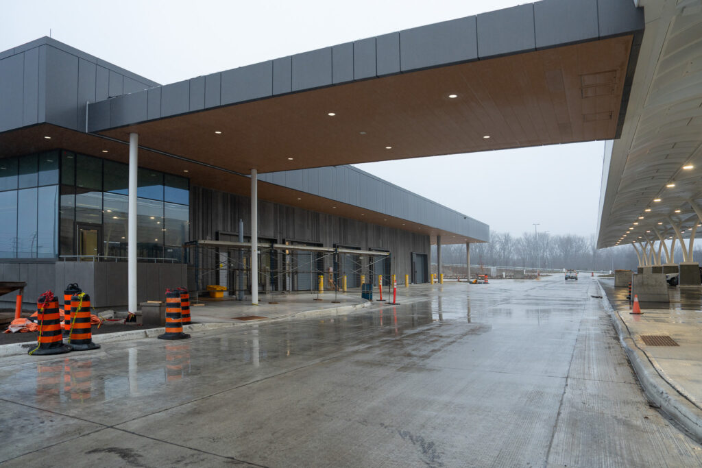 customs building under construction