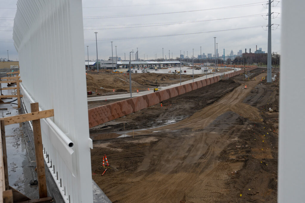 road construction inside and outside perimeter