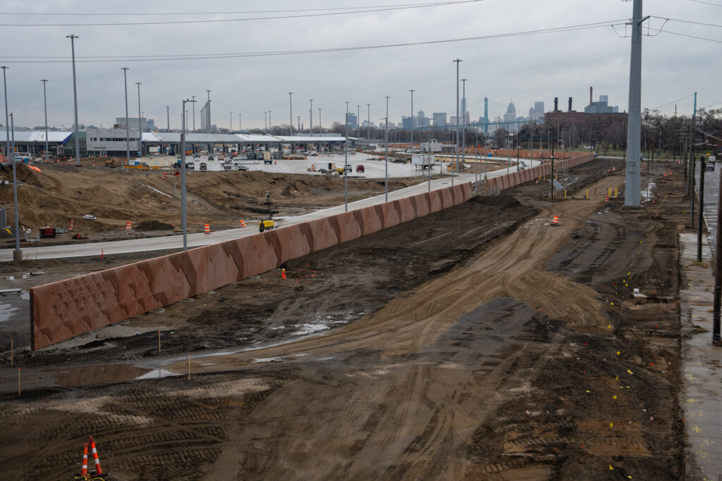 road construction inside and outside of perimeter