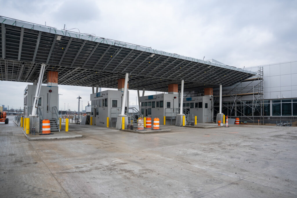 trucks customs booth