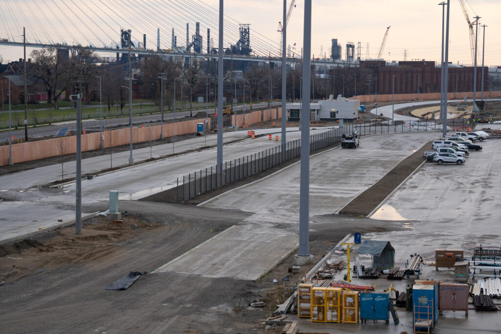 construction of roads towards customs