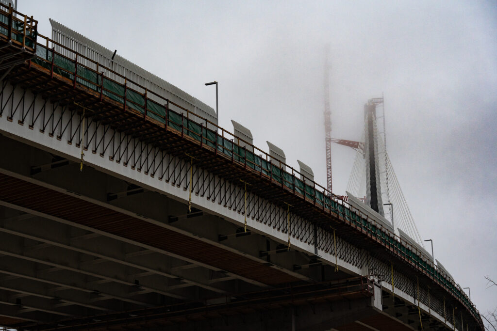 image of mast from the ground