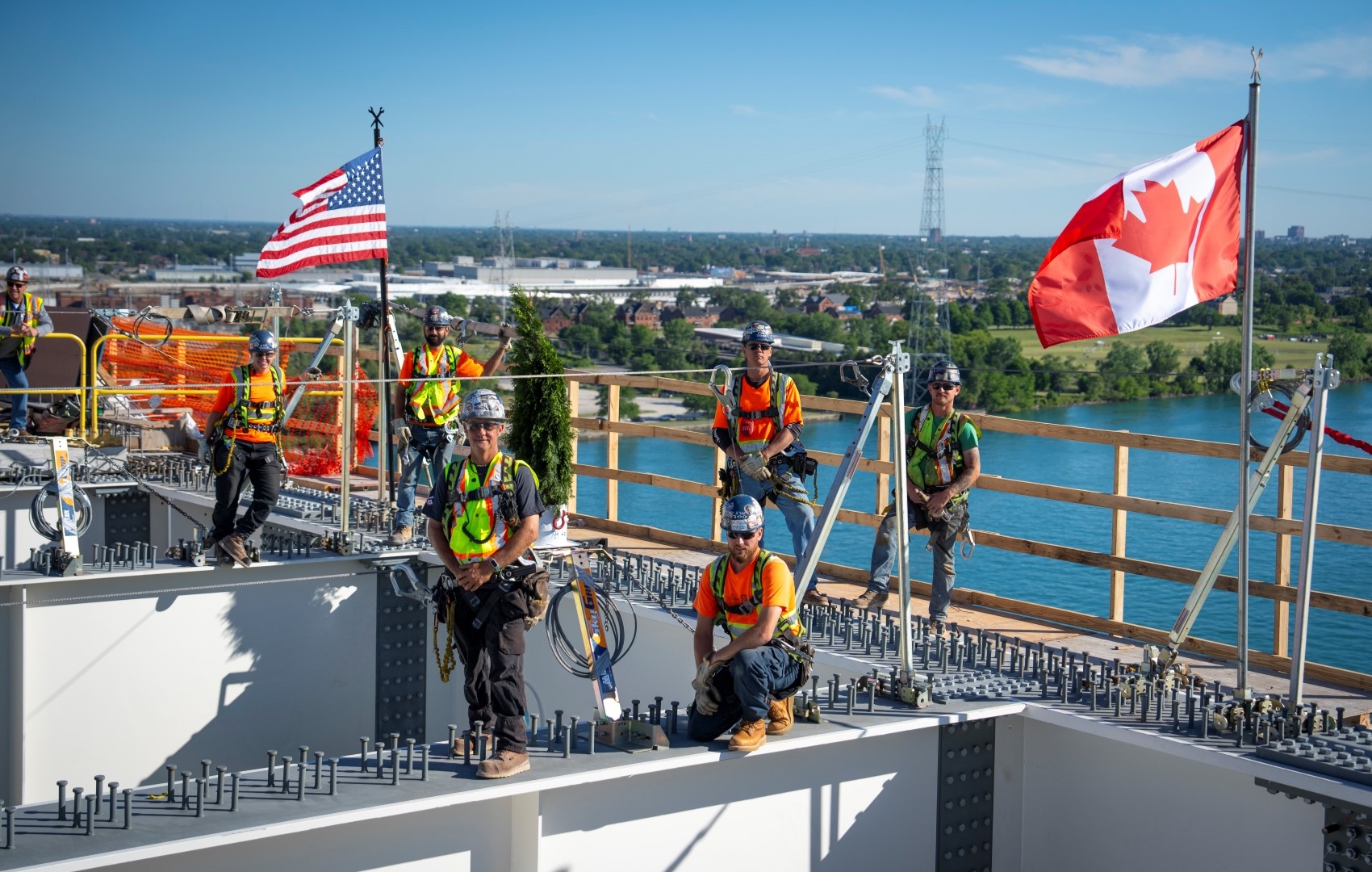 Image of iron workers posing for photo