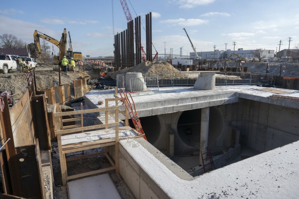 Michigan Interchange Progress Photo - December 2024 (11)