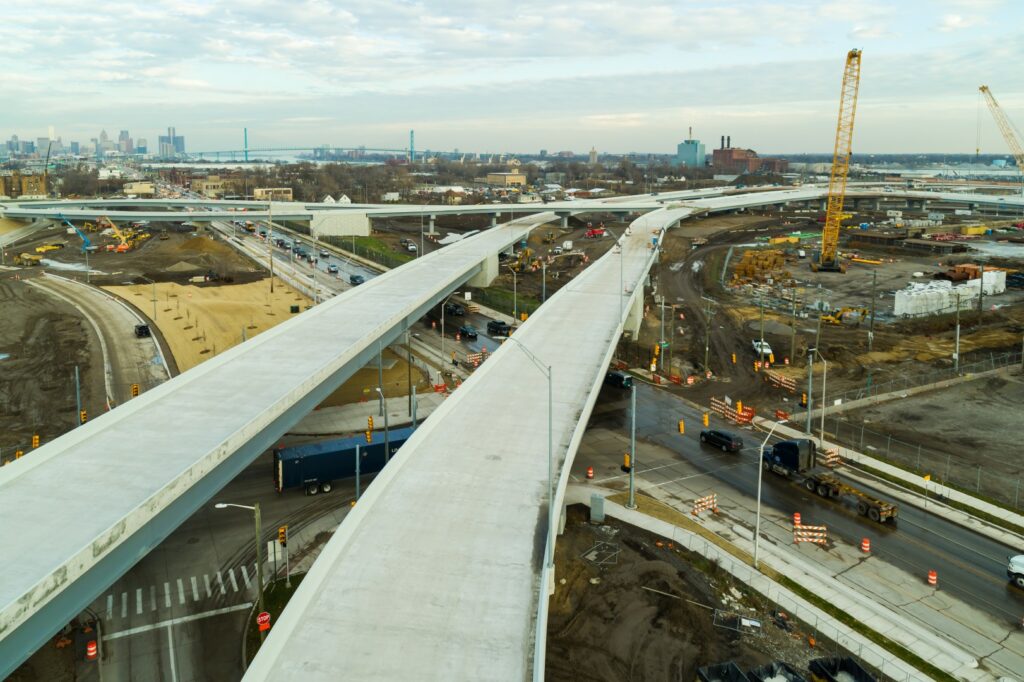 Michigan Interchange Progress Photo - December 2024 (18)