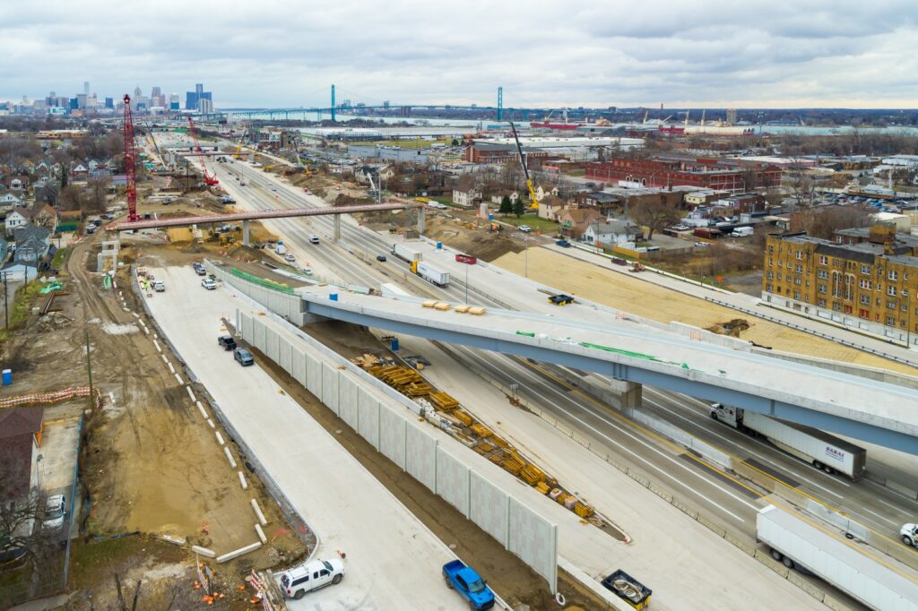 Michigan Interchange Progress Photo - December 2024 (20)