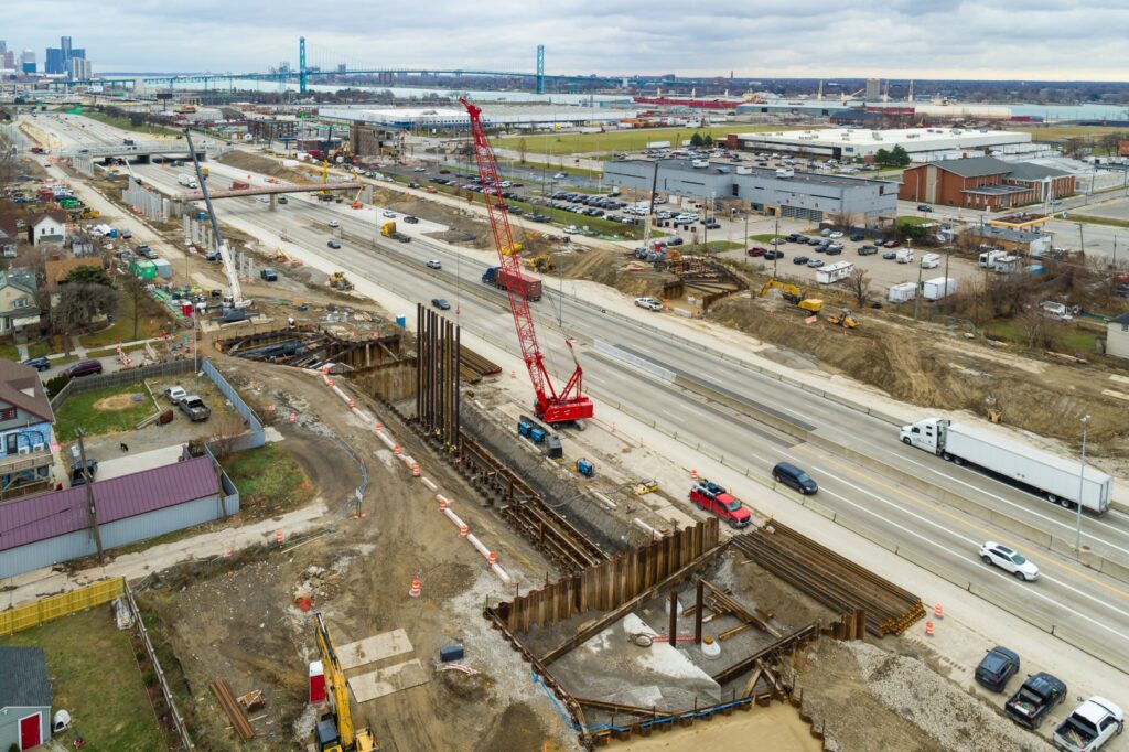 Michigan Interchange Progress Photo - December 2024 (23)