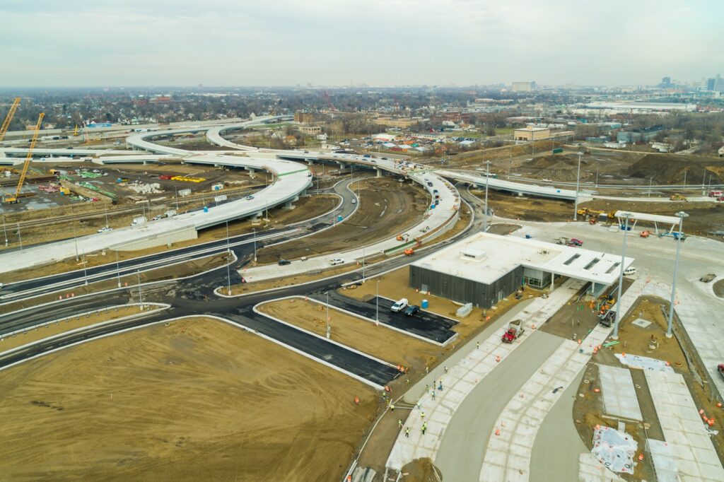Michigan Interchange Progress Photo - December 2024 (39)