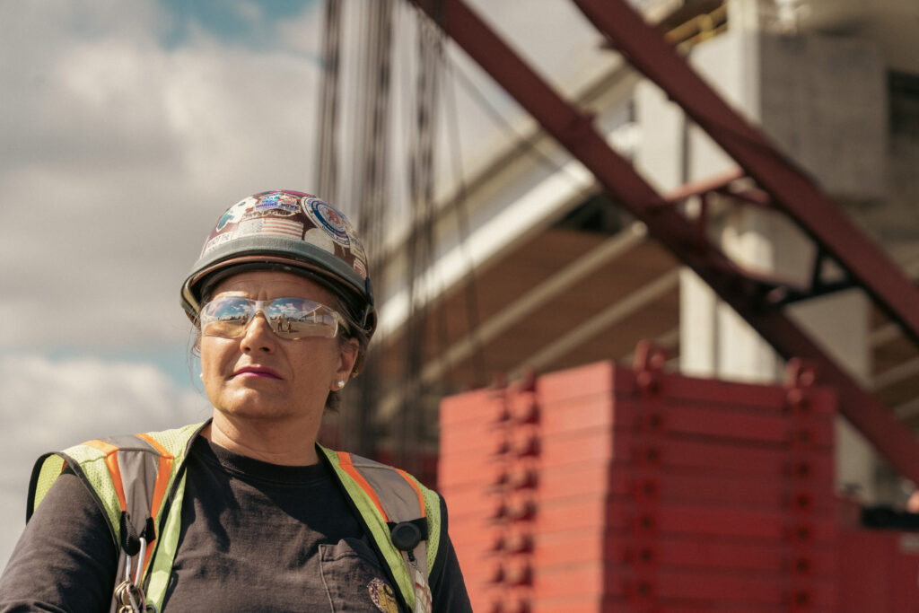 Jayne Griffor at the Gordie Howe International Bridge