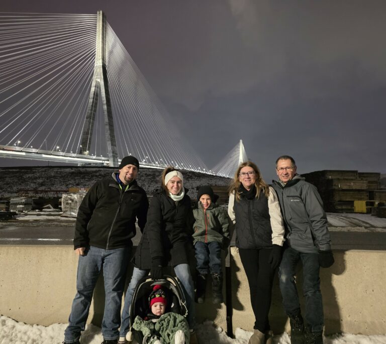 Lucas and his family