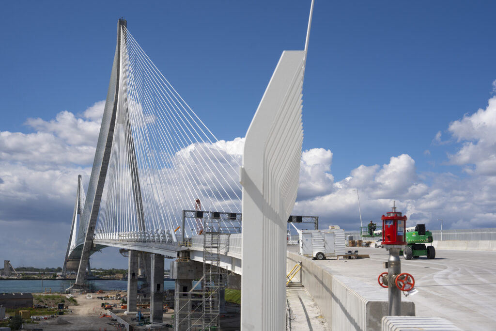 Means Restriction Fencing on the Gordie Howe International Bridge